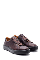 Men's Brown Leather Sneaker | Derimod