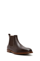 Men's Brown Leather Chelsea Boots | Derimod