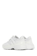 Women's White Leather Sneaker | Derimod