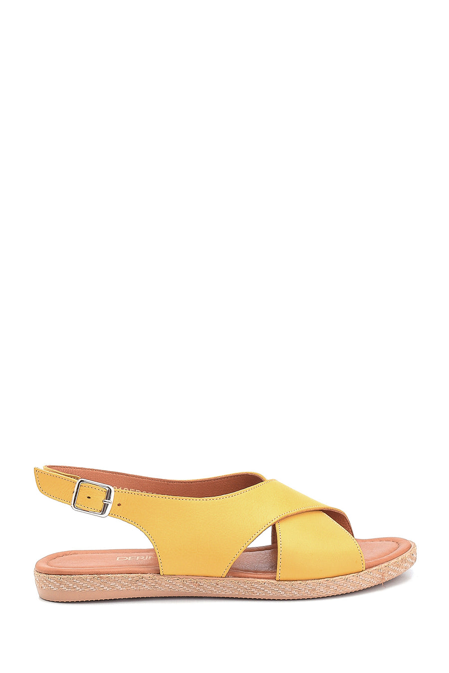 Kadın Casual Deri Sandalet 21SFD350618 | Derimod