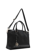 Women's Black Long Strap Printed Shoulder Bag | Derimod