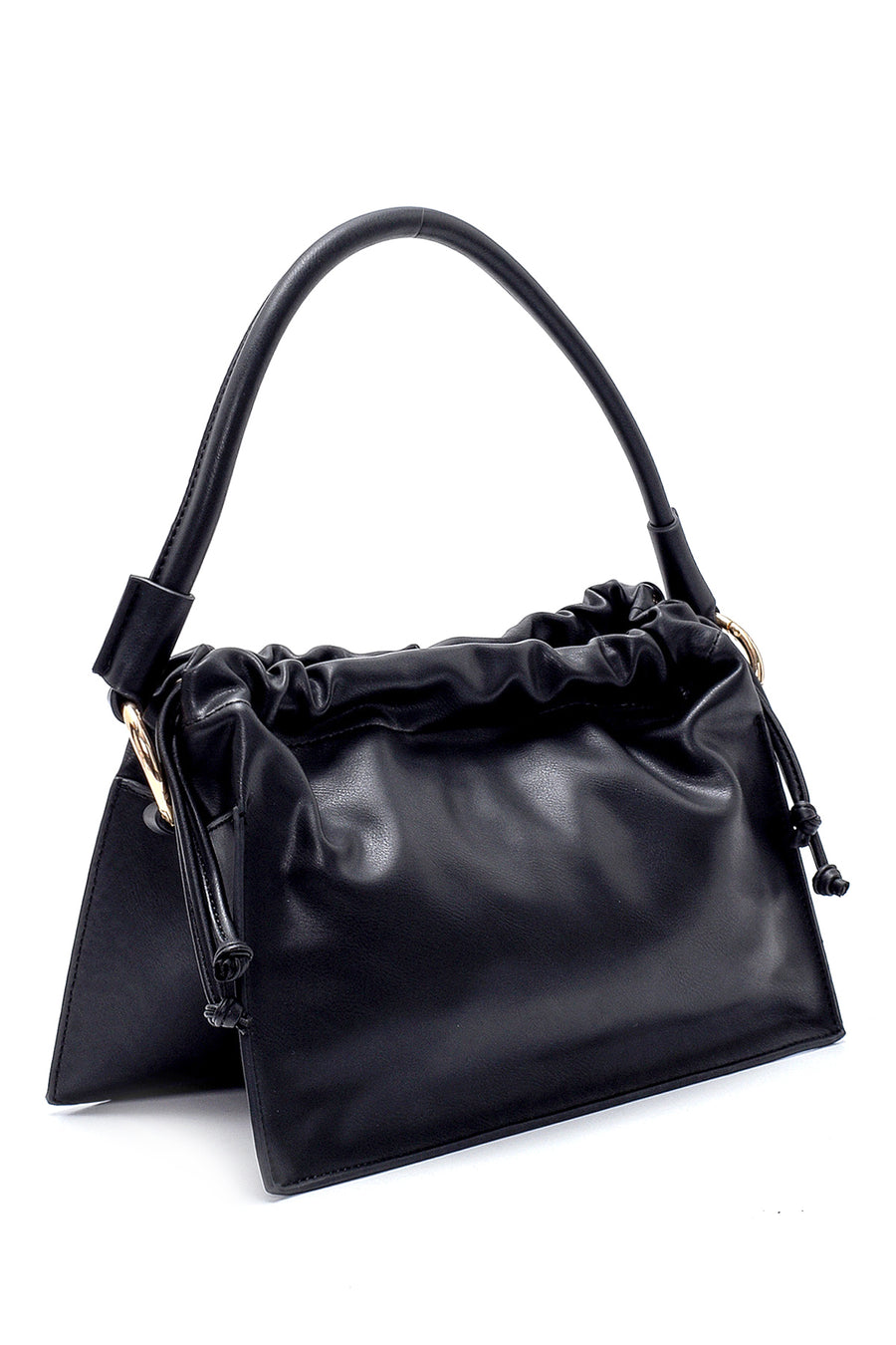Women's Drawstring Detailed Shoulder Bag