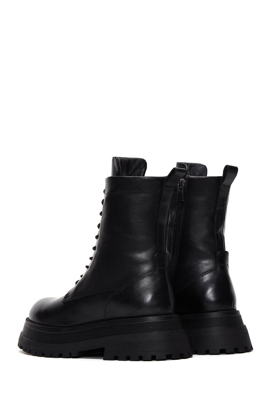 Women's Black Leather Boots