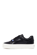 Kadın Siyah Bağcıklı Kalın Tabanlı Sneaker | Derimod