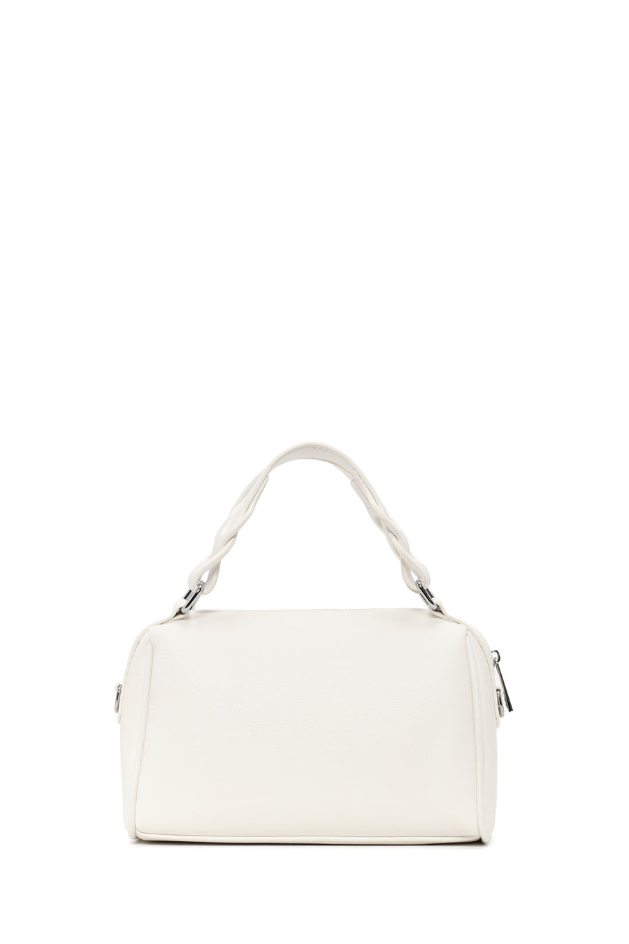 Woman Cream Long-Strap Shoulder Bag