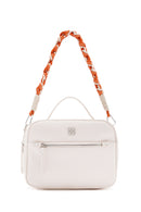 Women's Cream Long Strap Crossbody Bag | Derimod