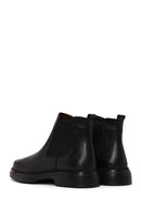 Male Black Leather Chelsea Boots | Derimod