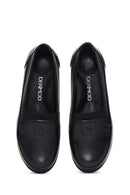 Women's Black Leather Comfort Shoes | Derimod