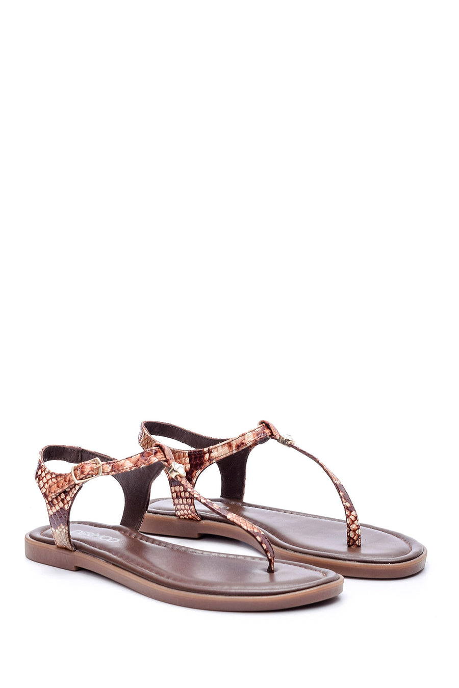 Women's Crocodile Patterned Sandals