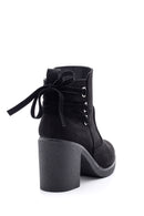 Women's Suede Heeled Boots | Derimod