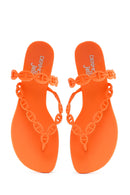 Kadın Turuncu Parmak Arası Jelly Terlik | Derimod