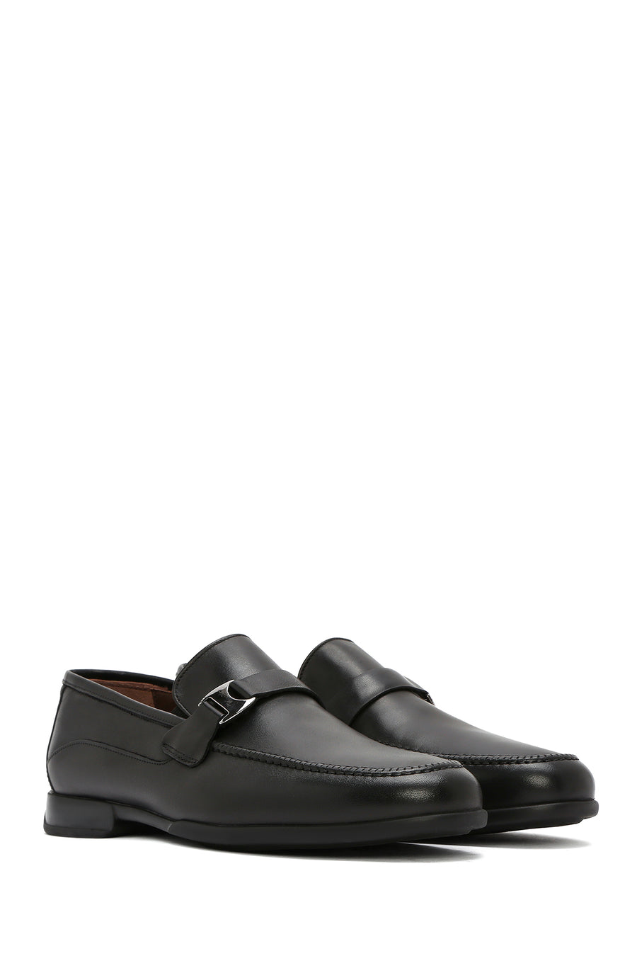 Men's Black Leather Classic Loafer