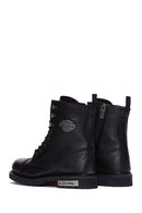 Harley Davidson Men's Black Colmar Boot Leather Boots | Derimod