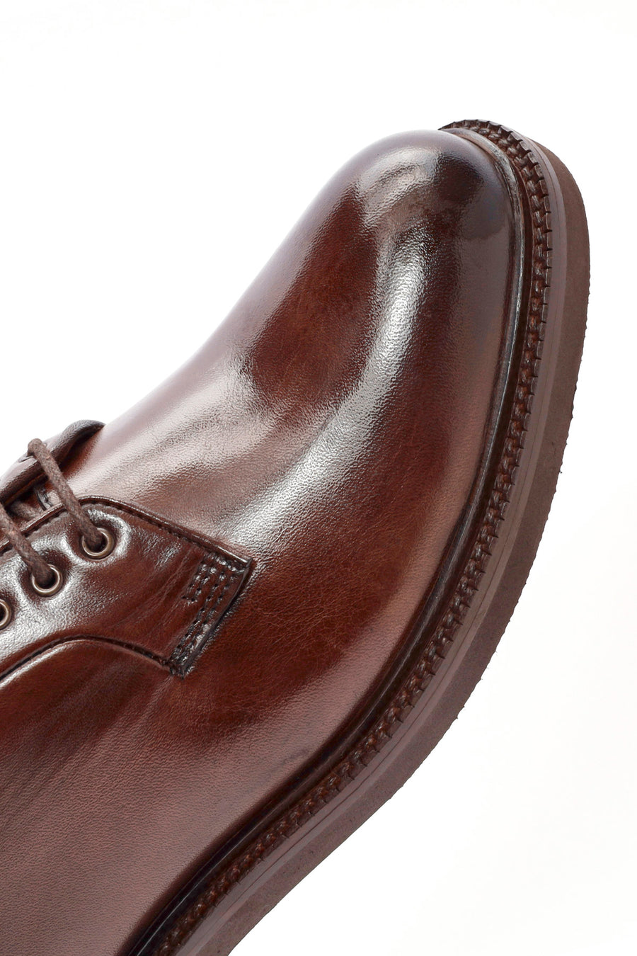 
Men's Brown Lace-Up Leather Classic Shoes
