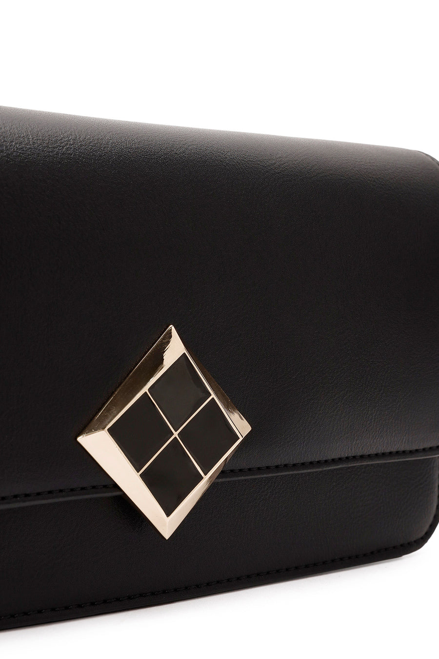 Women's Black Long Strap Shoulder Bag