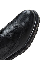 Men's Black Leather Casual Shoes | Derimod