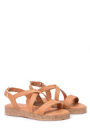 Women's Cork Sole Sandals | Derimod