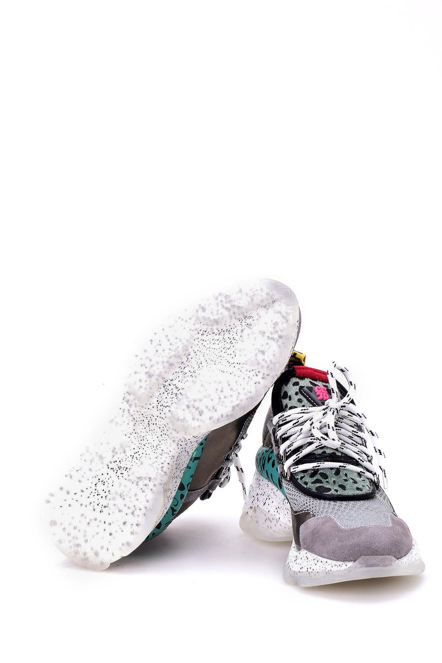Kadın Leopar Detaylı Sneaker