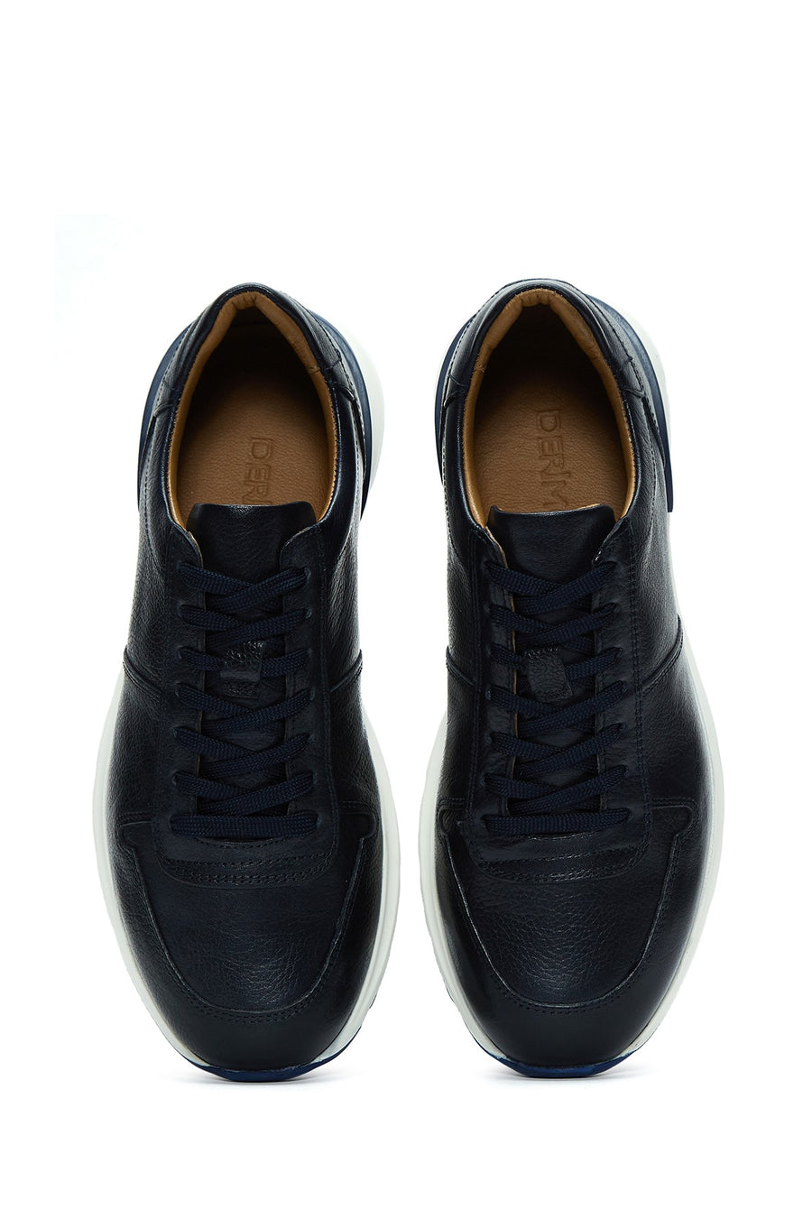 Men's Navy Blue Leather Sneaker