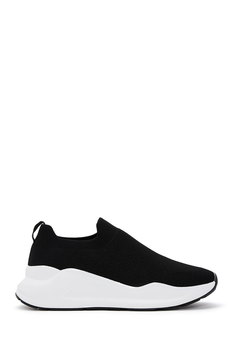 Derimod Zero Kadın Siyah Kalın Tabanlı Sneaker 24SFD49166F | Derimod