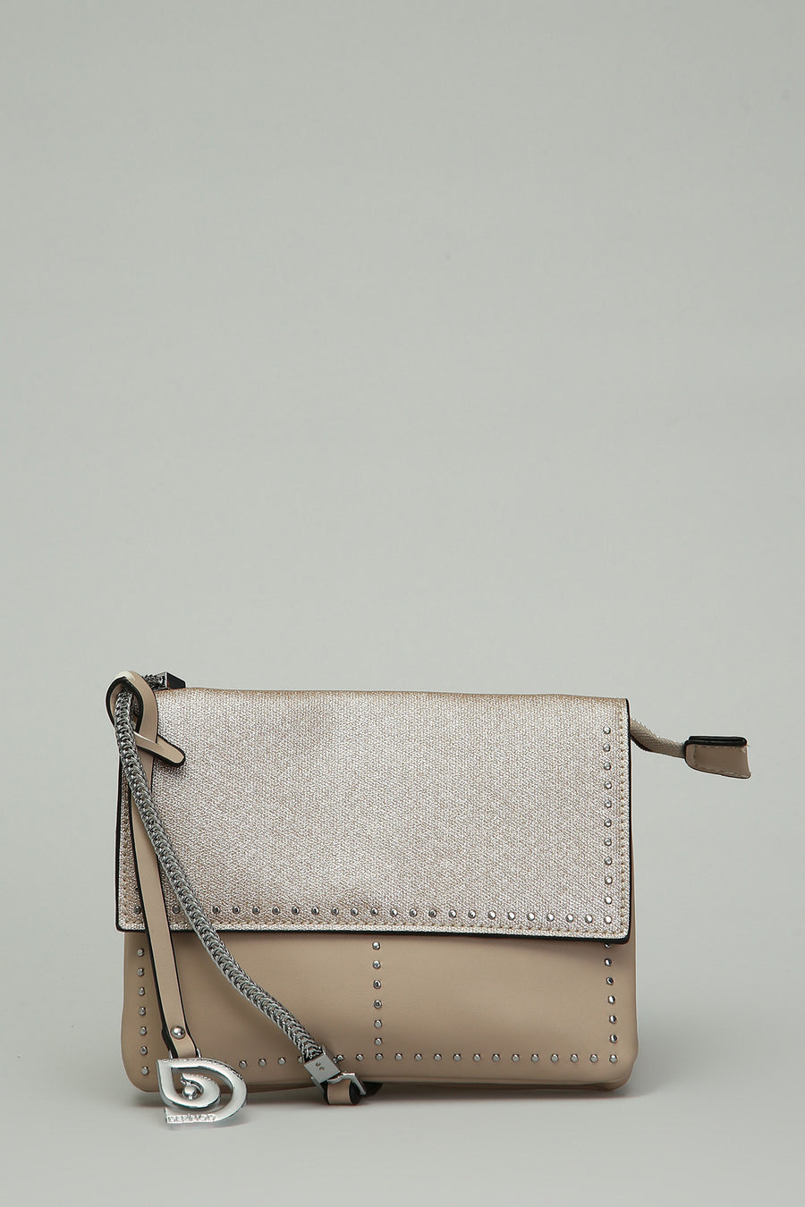 Sack Printed Taupe Women's Crossbody Bag