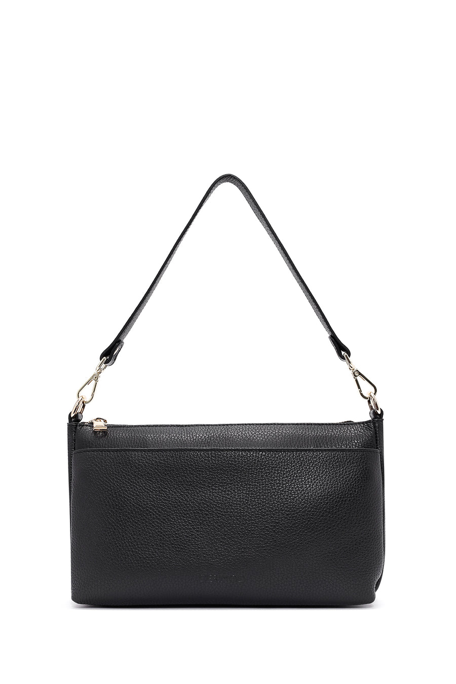 
Women's Black Long Strap Leather Shoulder Bag
