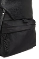 Women's Black Fabric Backpack | Derimod