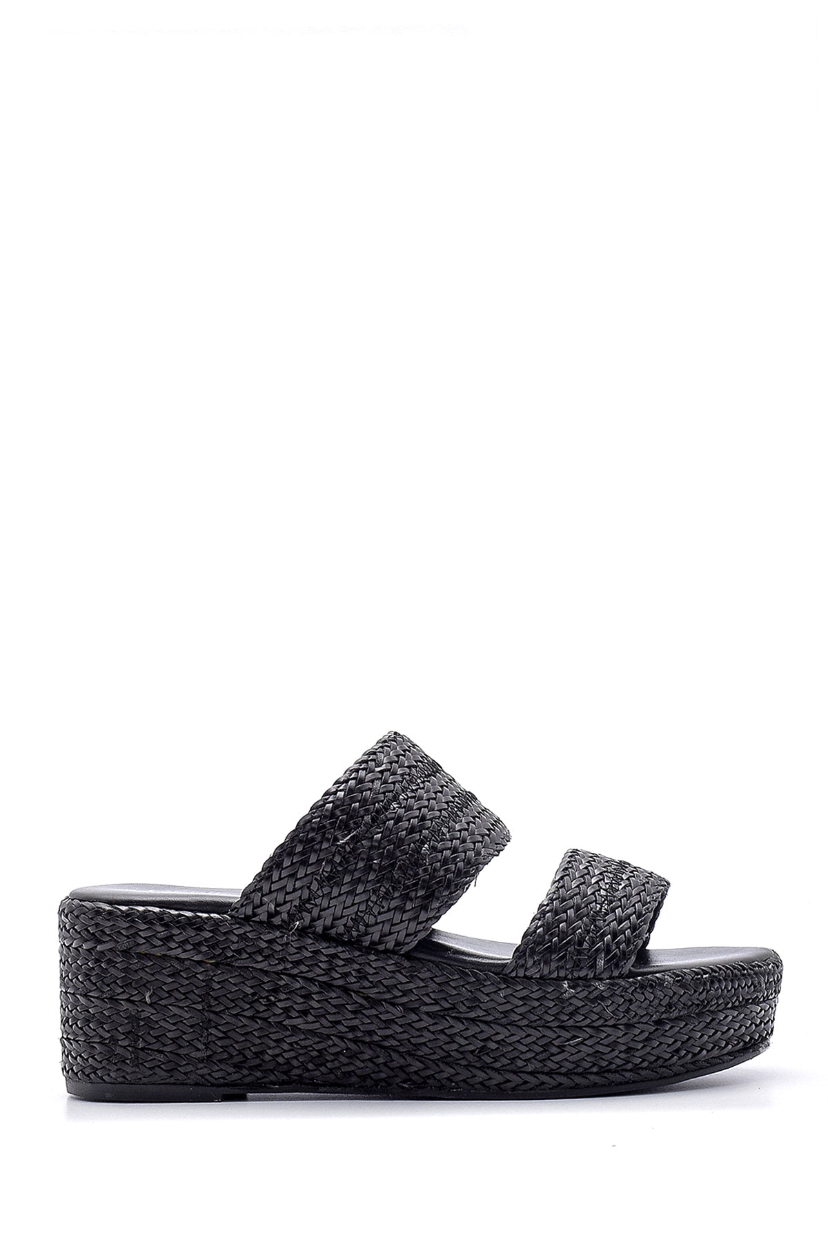 Women's Straw Knitted Slippers 20SFD210329 | Derimod