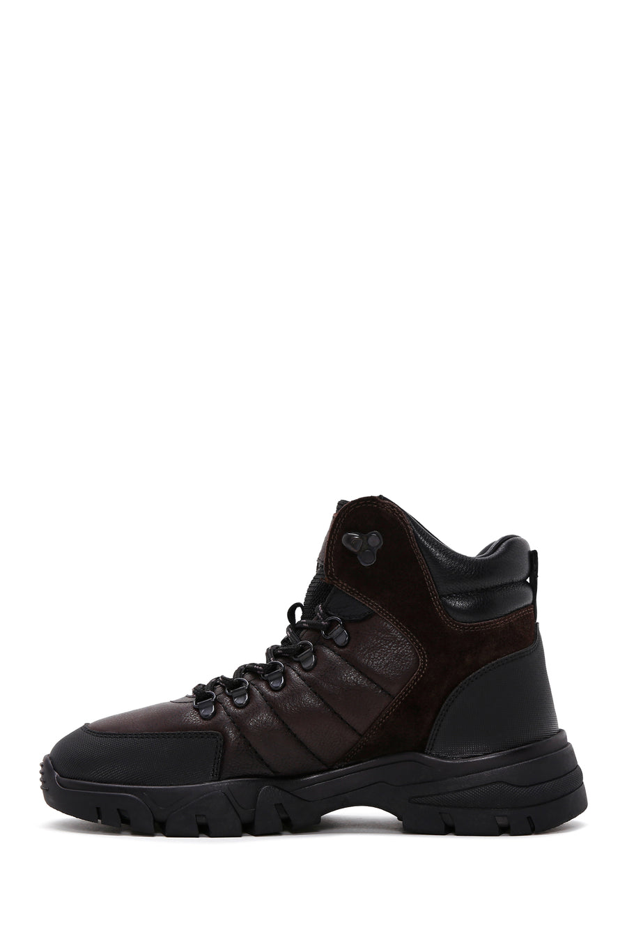 Men's Brown Leather Sports Boots