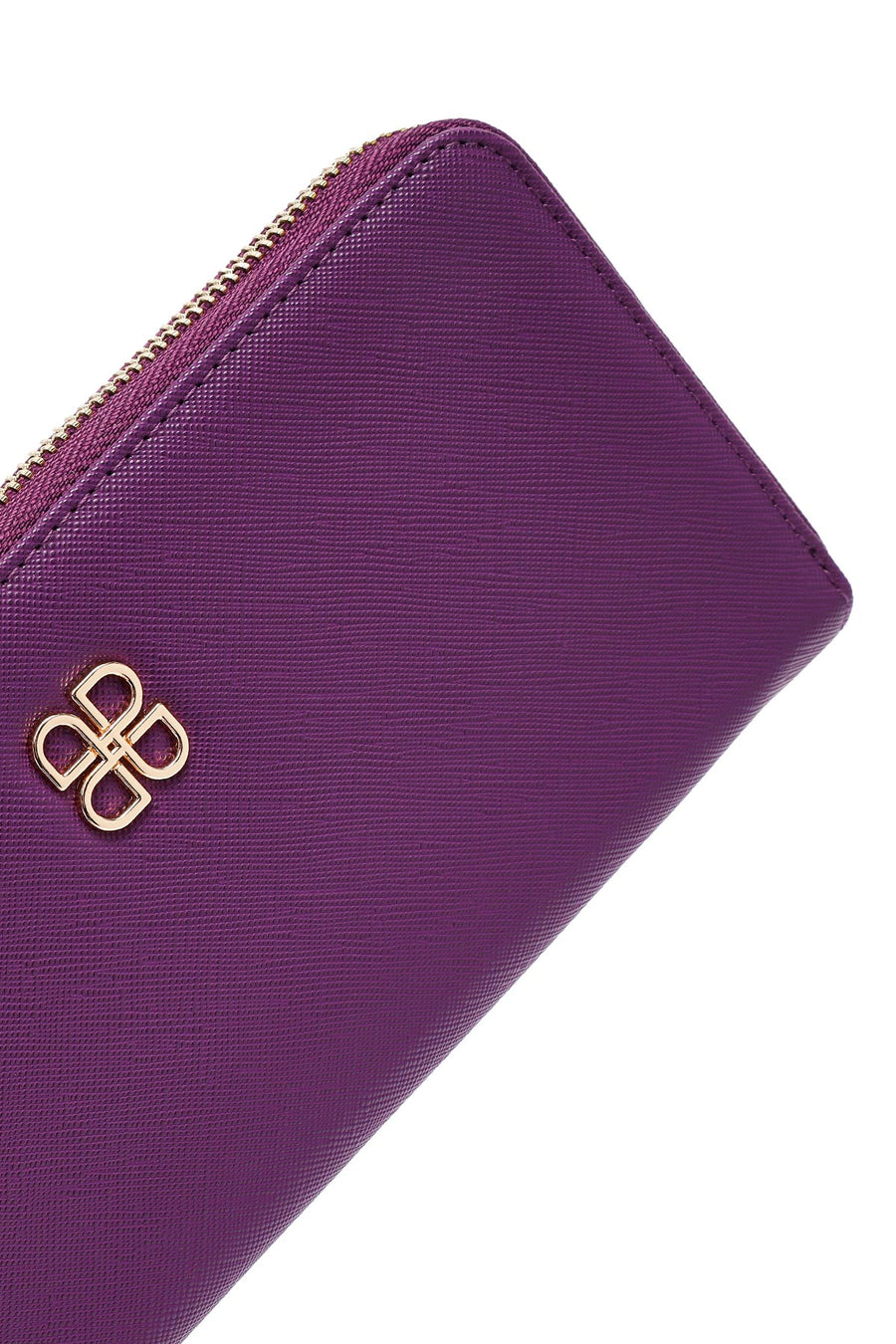 Women's Purple Strap Detailed Wallet