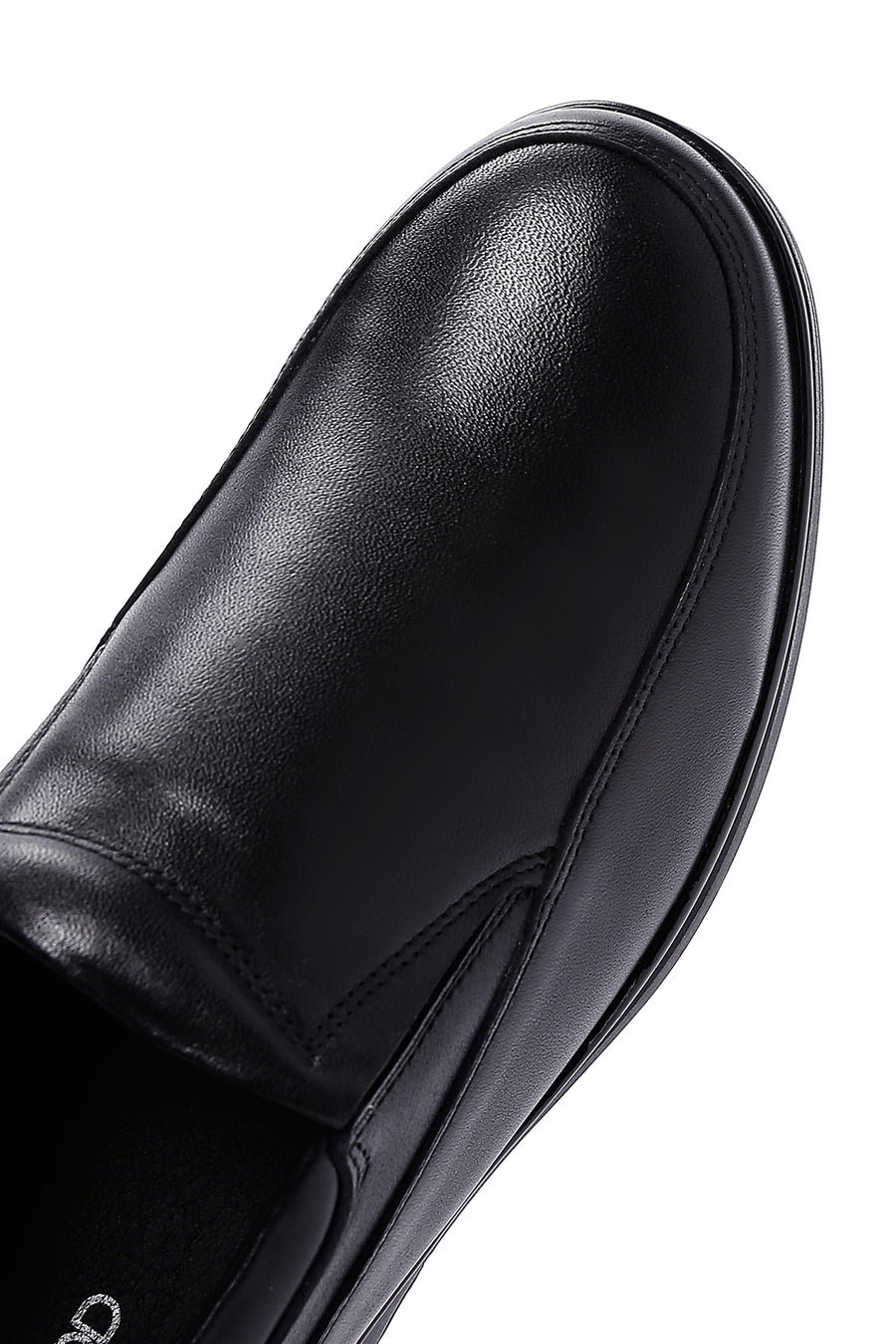 Men's Black Leather Commfort Loafer