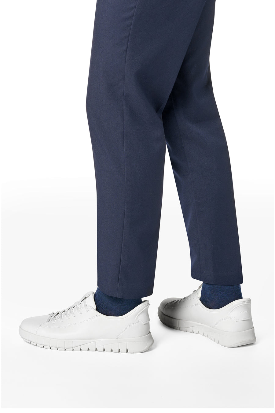 Geox Erkek Beyaz U Flextrıde Plus Bağcıklı Deri Sneaker