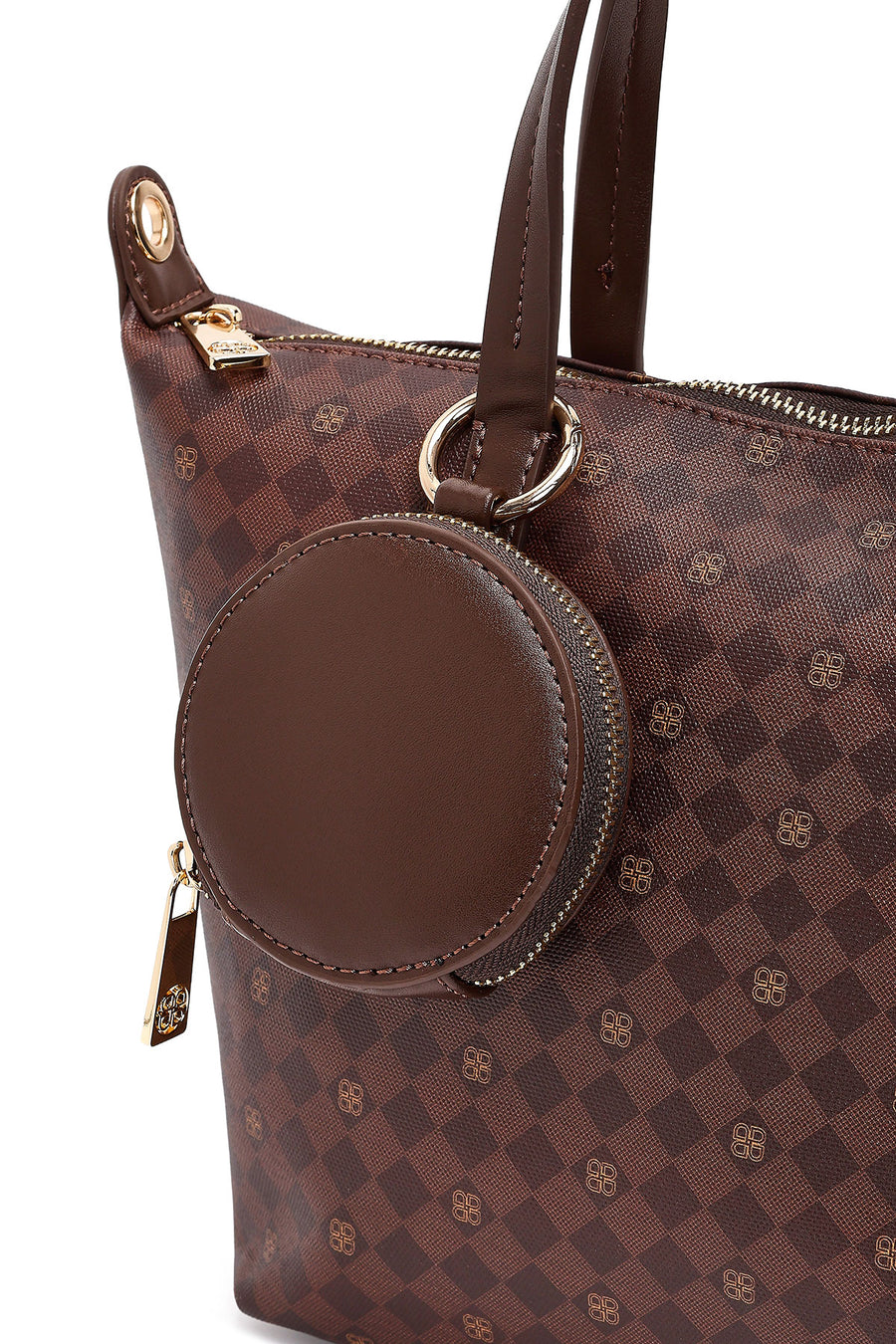 Women's Brown Printed Shoulder Bag