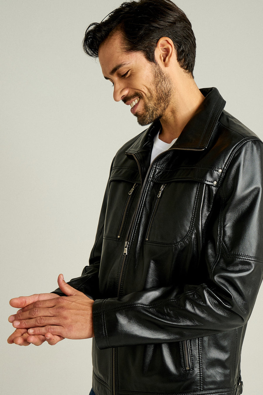 Henry Men's Leather Jacket