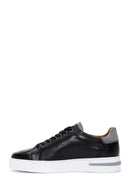 Men's Black Leather Sneaker | Derimod