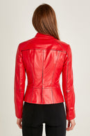 Eva Women's Leather Jacket | Derimod