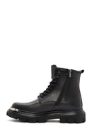 Men's Black Leather Boots | Derimod