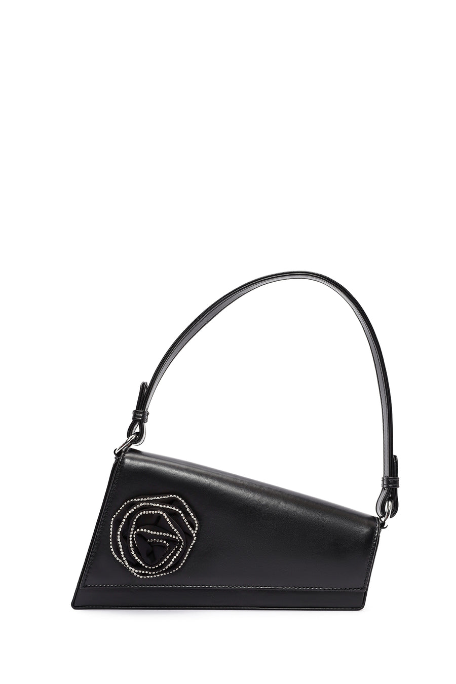 Women's Black Accessory Detailed Mini Shoulder Bag