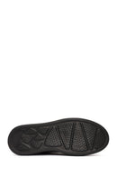 Men's Black Lace-Up Suede Leather Sneaker | Derimod
