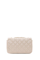 Women's Beige Quilted Crossbody Bag | Derimod