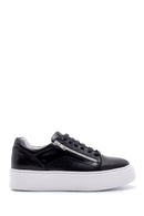 Men's Leather Zipper Detailed Sneaker | Derimod