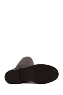 Woman Brown Leather Boots | Derimod
