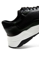 Men's Green Leather Sneaker | Derimod