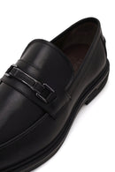 Erkek Siyah Tokalı Deri Klasik Loafer | Derimod