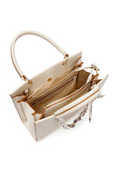 Women's Cream Long Strap Accessory Handbag | Derimod