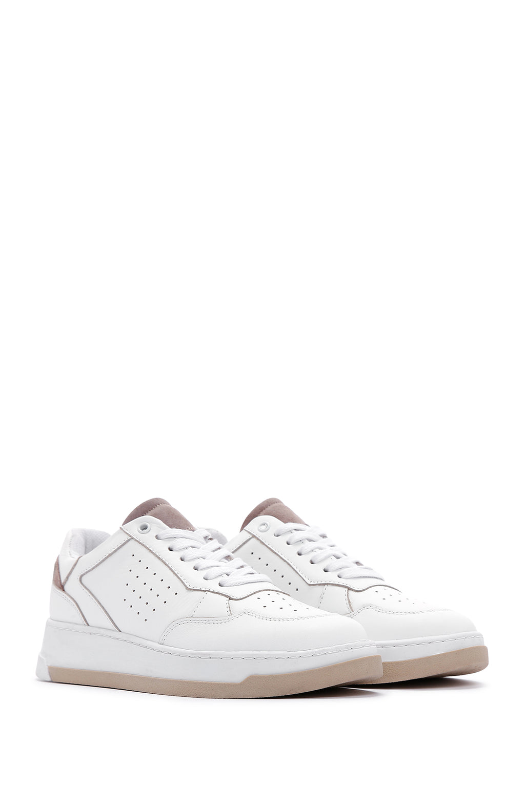 Kadın Beyaz Deri Sneaker