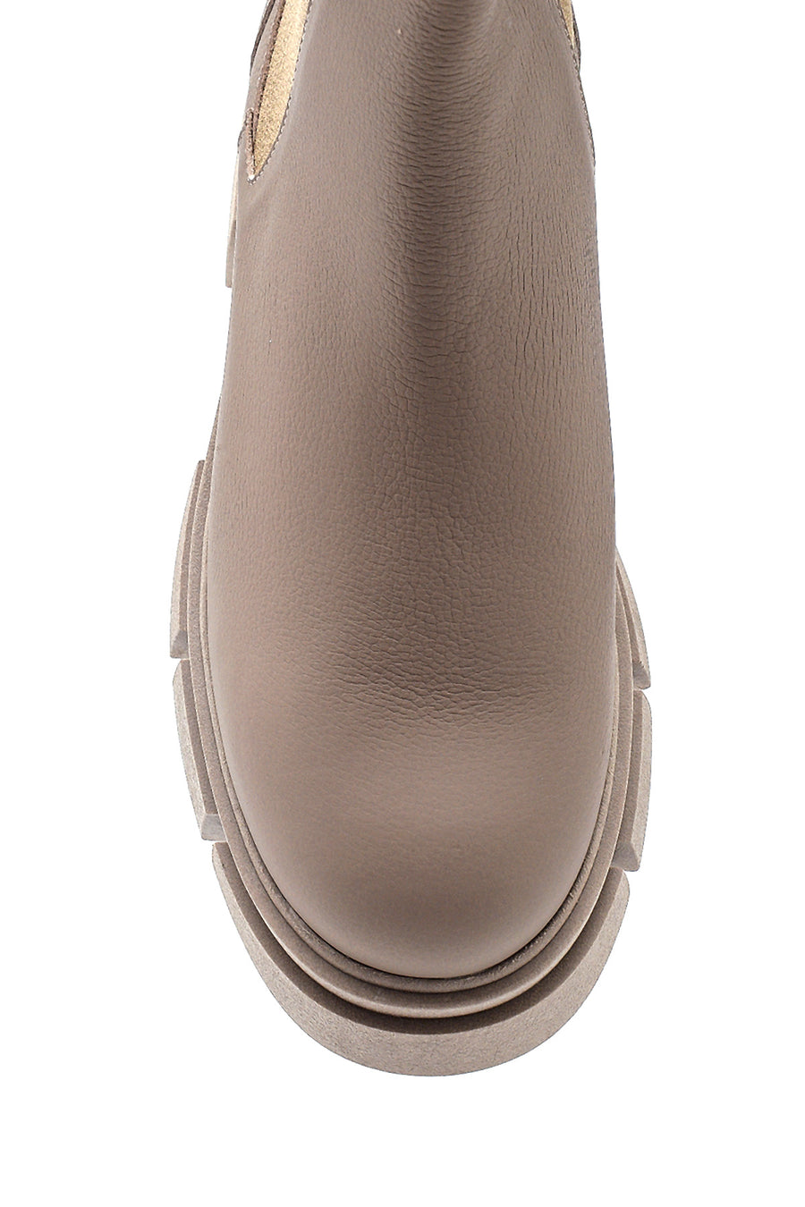 Women's Leather Thick Soled Chelsea Boots