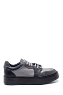 Men's Leather Suede Detailed Sneaker | Derimod