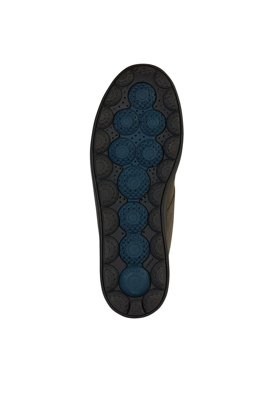 Geox Erkek Gri Spherica Ecub-1 Bağcıklı Süet Deri Casual Ayakkabı