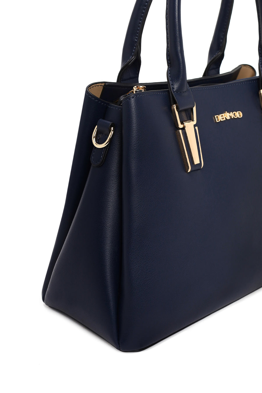 Woman Navy Blue Long-Strap Shoulder Bag